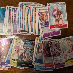 One Piece TCG Card Lot - 60+ Cards